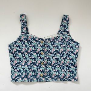 Vintage Floral Tank Top